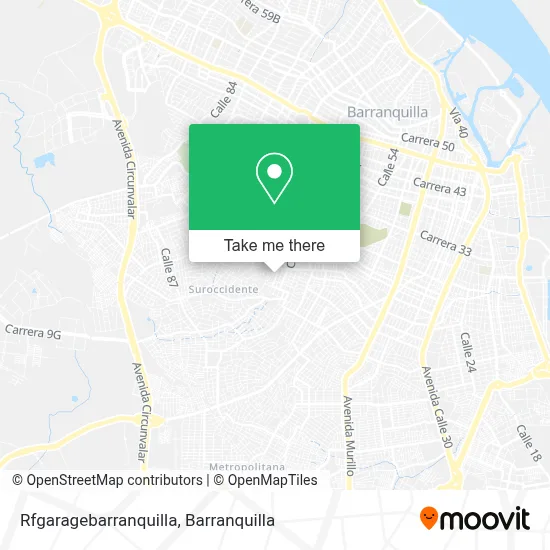 Rfgaragebarranquilla map