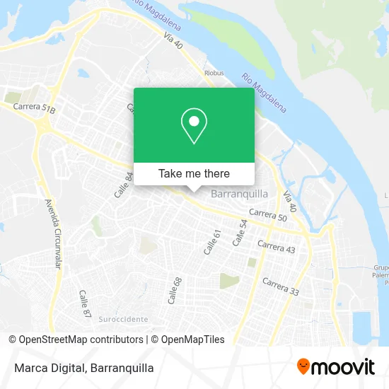 Marca Digital map