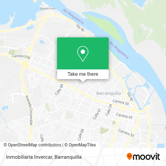 Inmobiliaria Invercar map