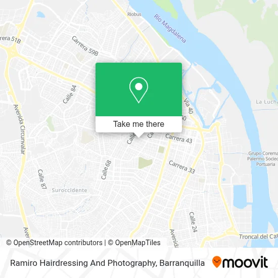 Ramiro Hairdressing And Photography map