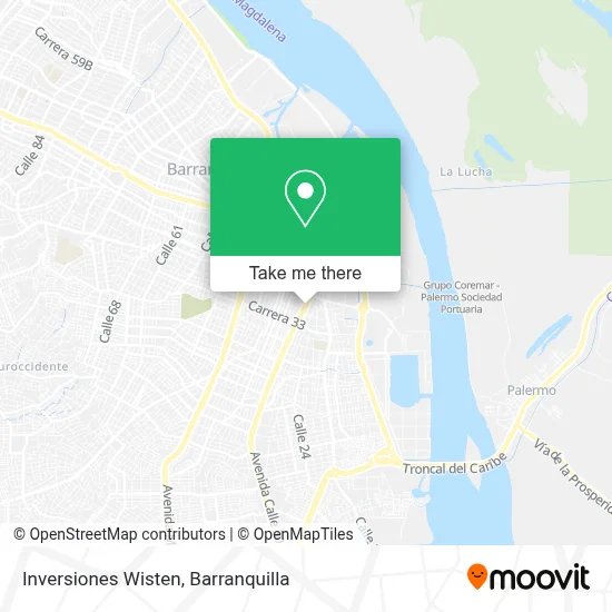 Inversiones Wisten map