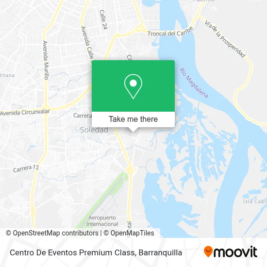 Centro De Eventos Premium Class map
