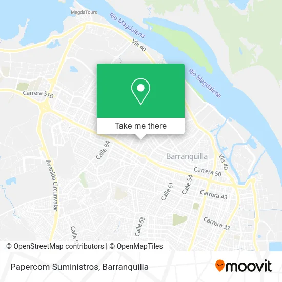 Papercom Suministros map
