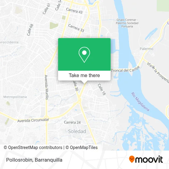 Pollosrobin map