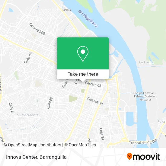 Innova Center map