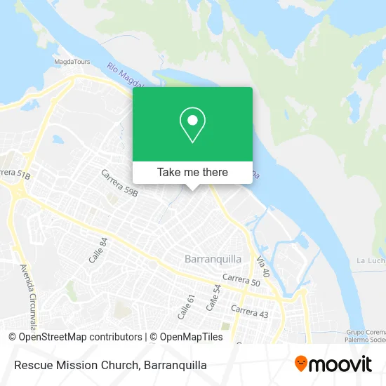 Rescue Mission Church map