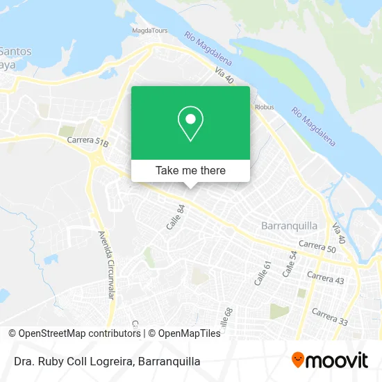 Dra. Ruby Coll Logreira map