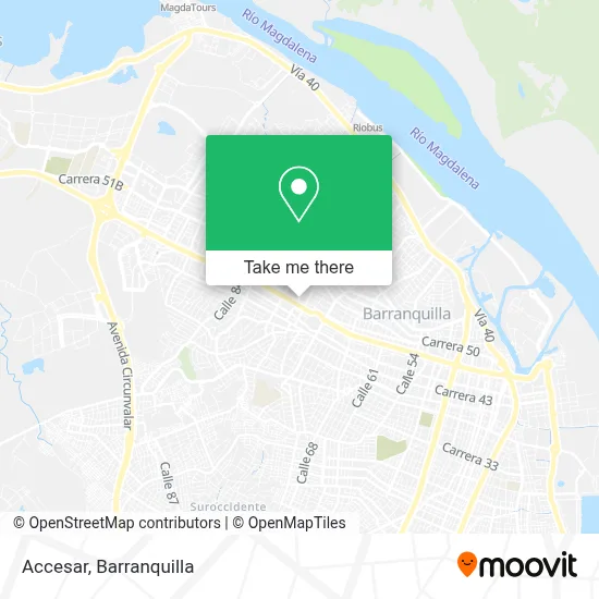 Accesar map