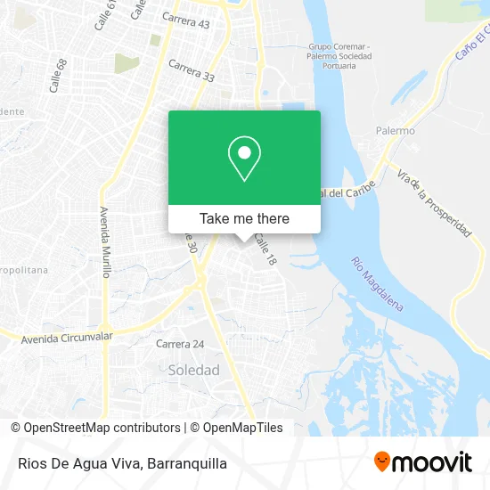 Rios De Agua Viva map