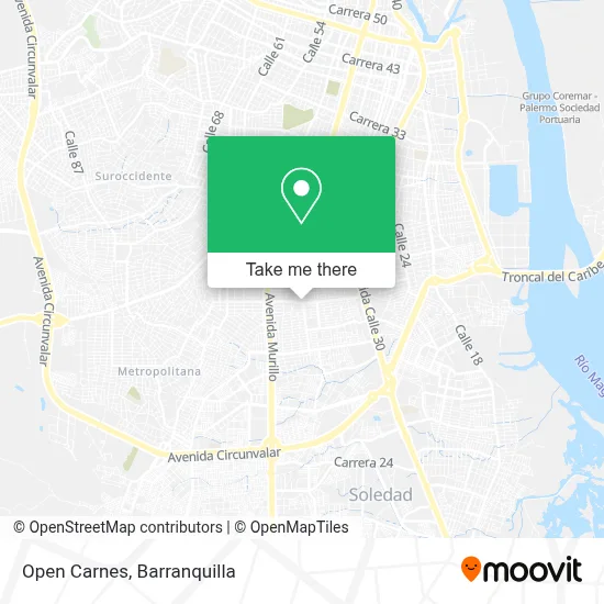 Open Carnes map