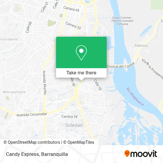 Candy Express map