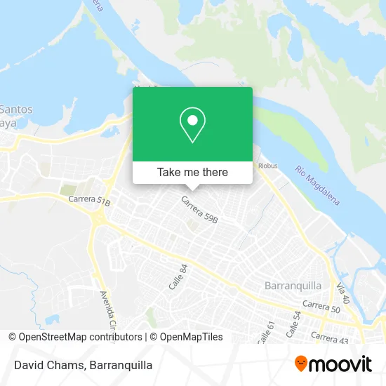 David Chams map
