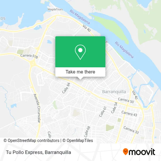 Tu Pollo Express map
