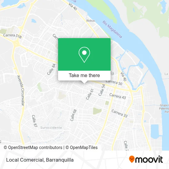 Local Comercial map