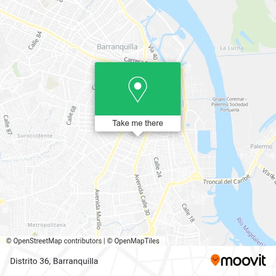 Distrito 36 map