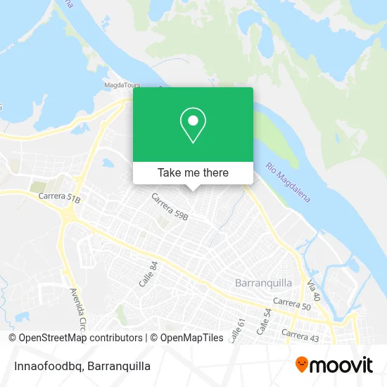 Innaofoodbq map