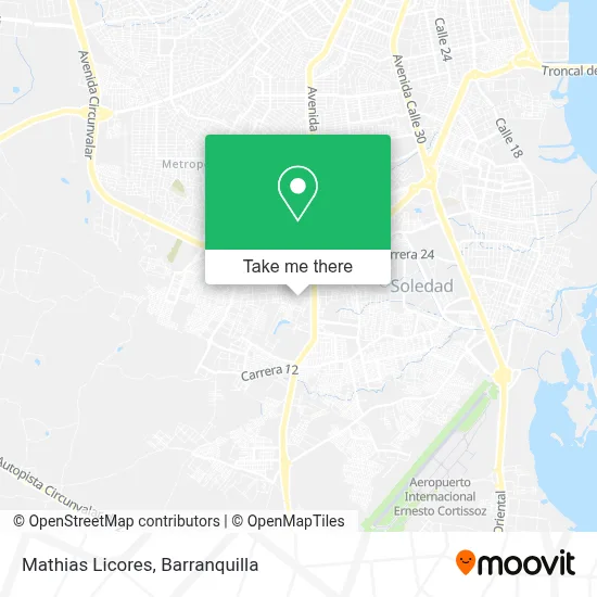 Mathias Licores map