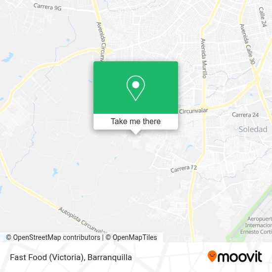 Fast Food (Victoria) map