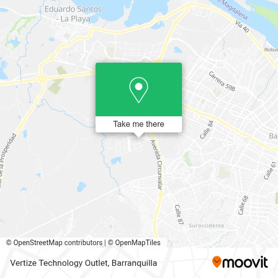 Vertize Technology Outlet map