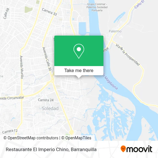 Restaurante El Imperio Chino map