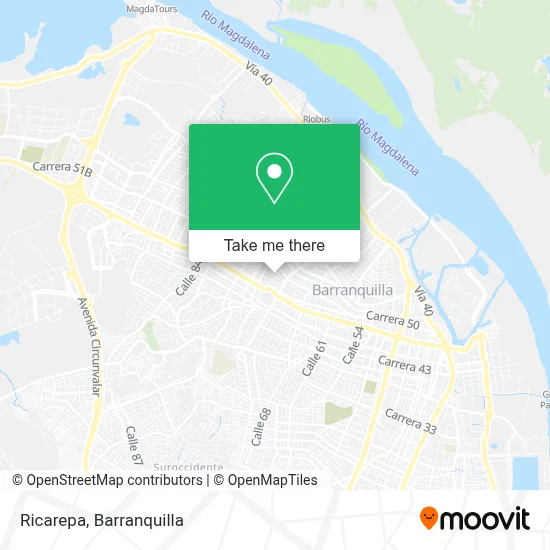 Ricarepa map