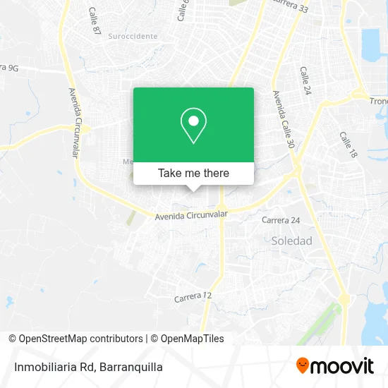 Inmobiliaria Rd map