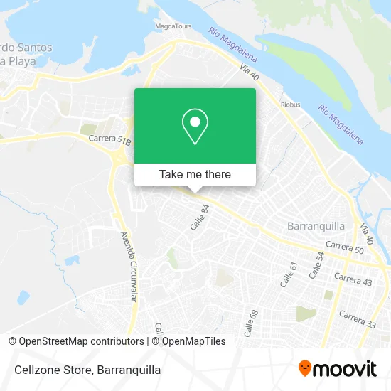 Cellzone Store map