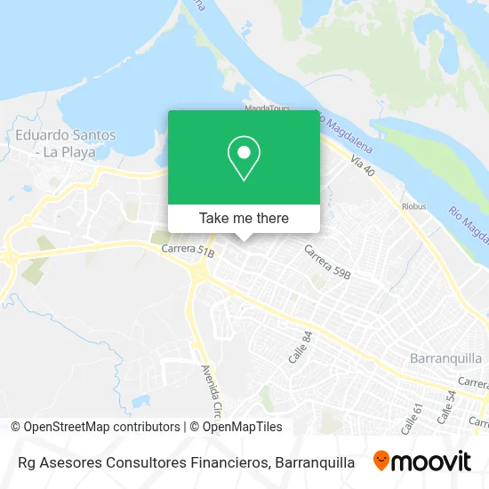 Rg Asesores Consultores Financieros map