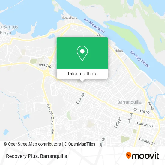 Recovery Plus map