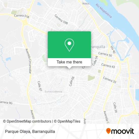 Parque Olaya map
