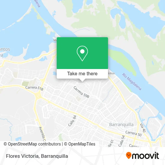 Flores Victoria map