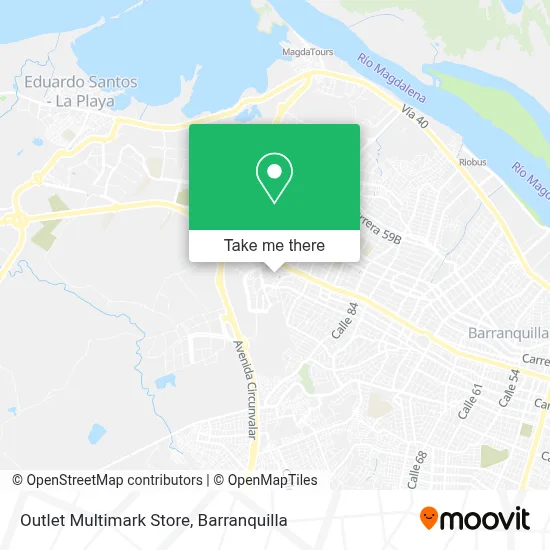 Outlet Multimark Store map