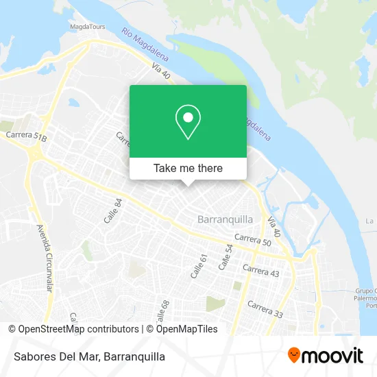 Sabores Del Mar map