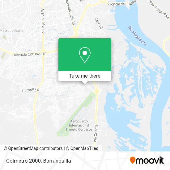 Colmetro 2000 map