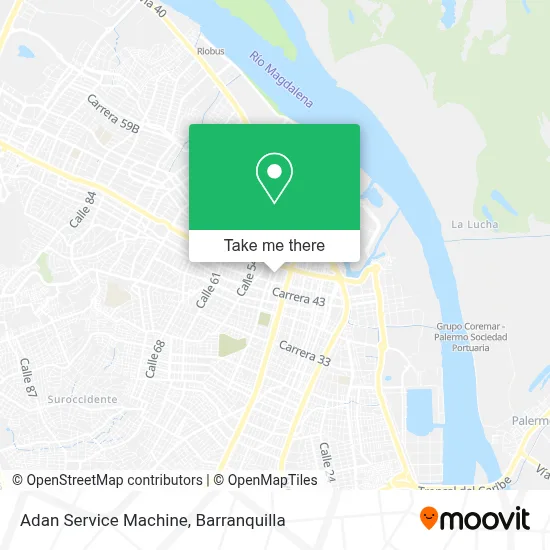 Adan Service Machine map