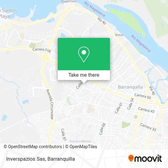 Inverspazios Sas map
