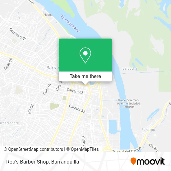 Roa's Barber Shop map