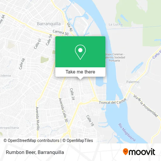 Rumbon Beer map