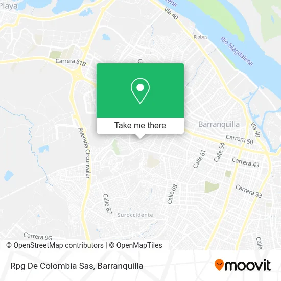 Rpg De Colombia Sas map