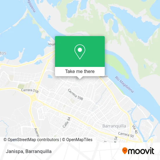 Janispa map