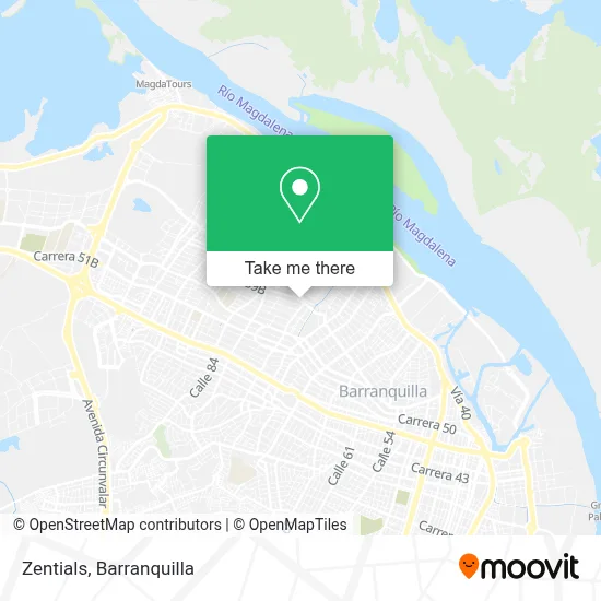 Zentials map