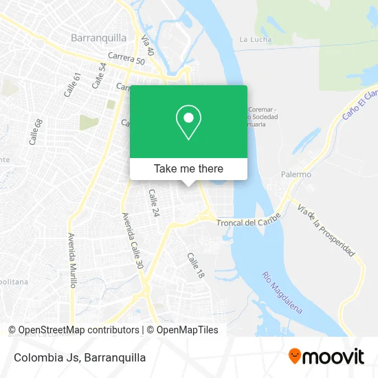 Colombia Js map