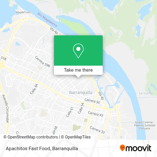 Apachitos Fast Food map