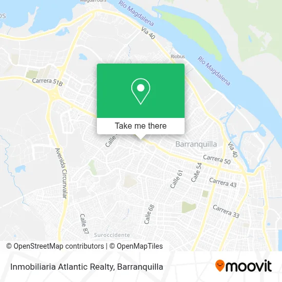 Inmobiliaria Atlantic Realty map