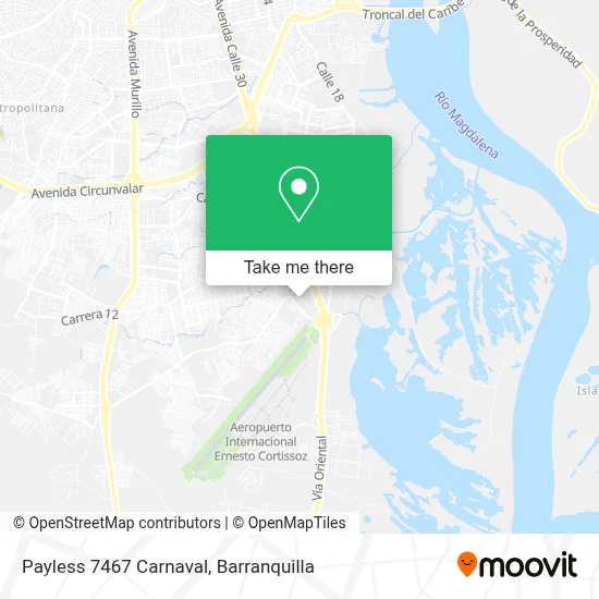 Payless 7467 Carnaval map