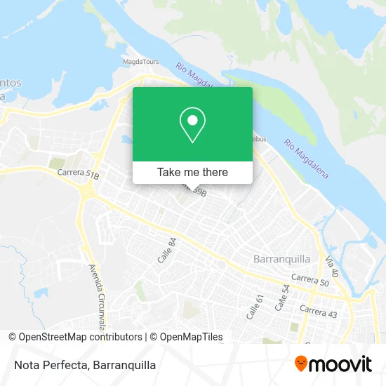 Nota Perfecta map