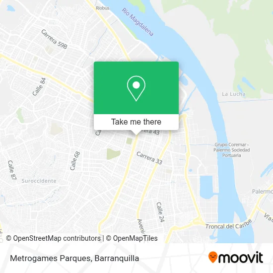 Metrogames Parques map