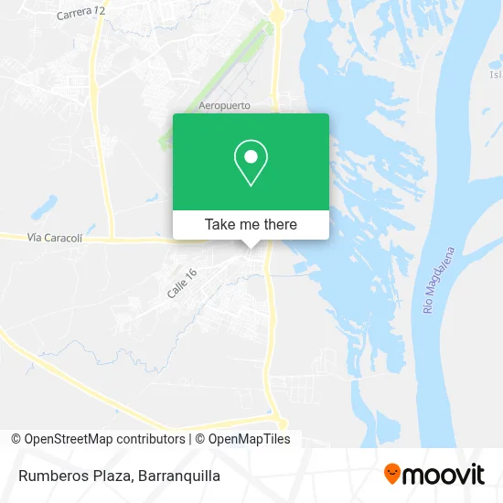 Rumberos Plaza map