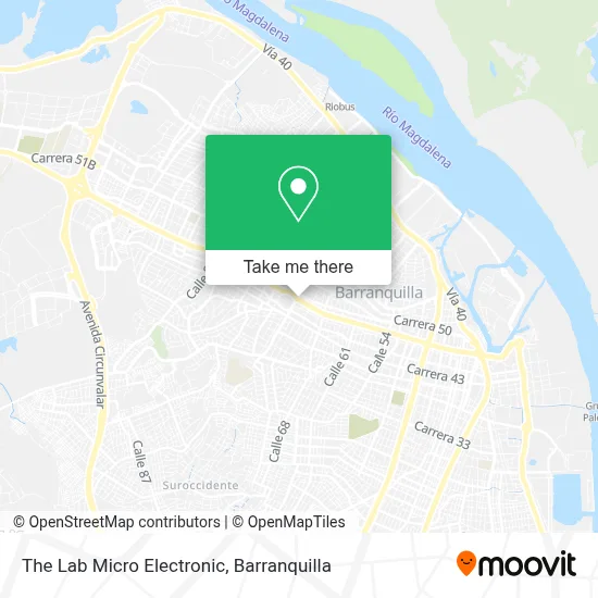 The Lab Micro Electronic map