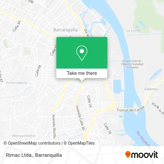 Rimac Ltda. map